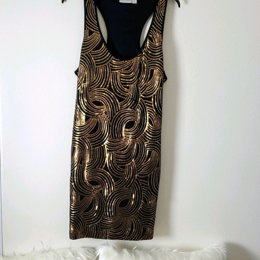 Racer Back Sequin Dress